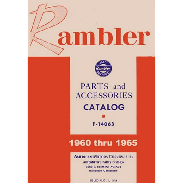 Bishko OEM Repair Maintenance Parts Book Loose Leaf for Amc All Models 1966 Bishko OEM Repair Maintenance Parts Book Loose Leaf for Amc All Models 1966
